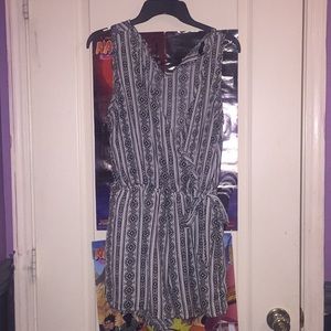 Black and White Romper
